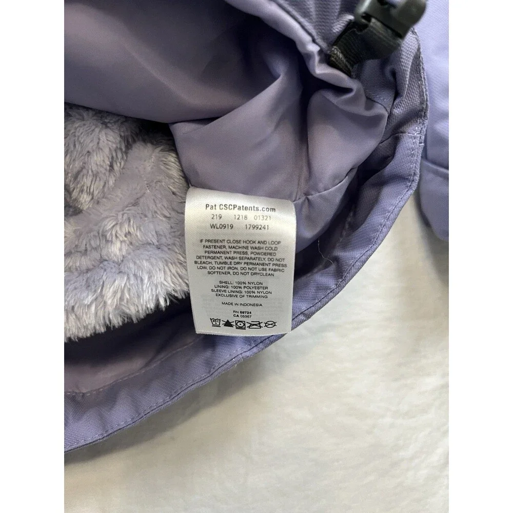 Columbia Bugaboo II Womens Large 3-in-1 Fleece Interchange Jacket Purple Coat